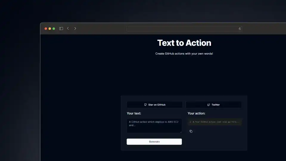 Text to Action project