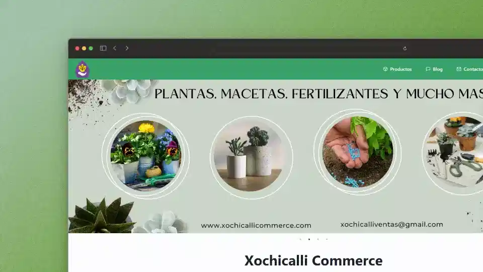 Xochicalli Commerce project